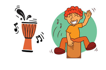 Djembe and Cajon Image